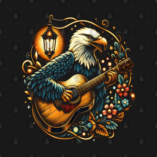 Melodic Flight: Eagle Strumming Guitar by coollooks