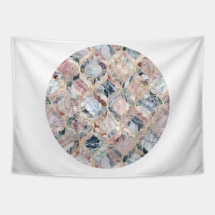 Marble Moroccan Tile Pattern Tapestry