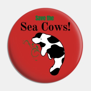 Save the Sea Cows! Pin