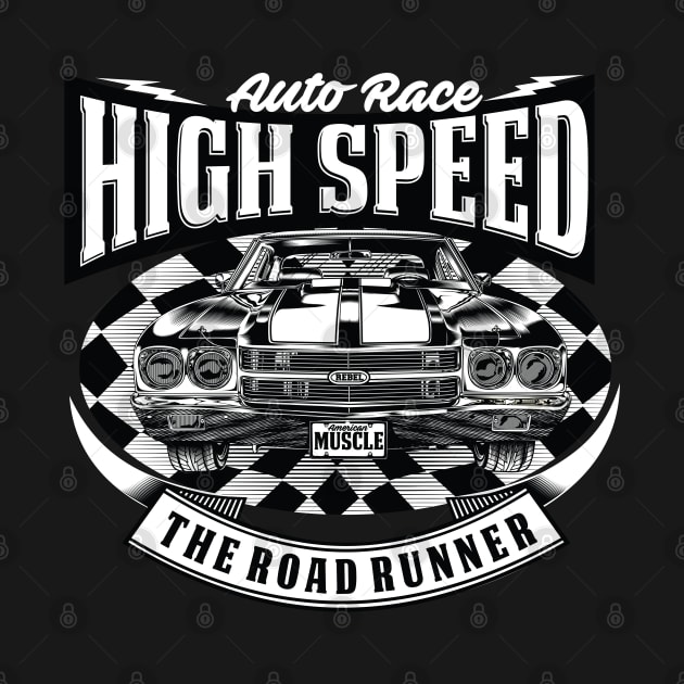 Auto race High speed by Teefold