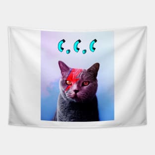 cat bowie cat cat club Tapestry