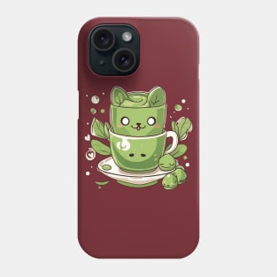 matcha green tea Phone Case