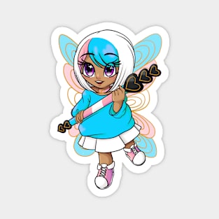 Pink and Blue Fairy Magnet