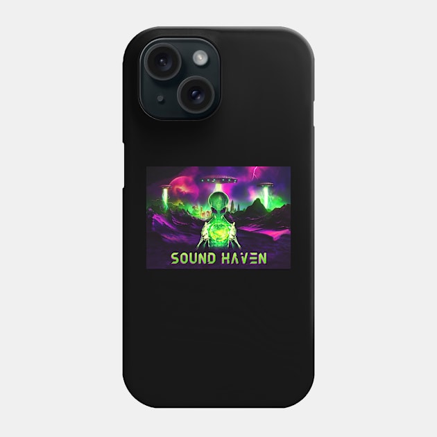 NEW GREEN ALIEN MAKE SOUND HAVEN Phone Case by obbyesakh