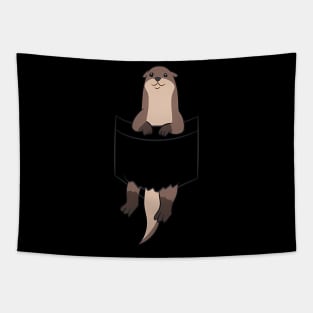 Sea Otter In The Pocket Pocket Sea Otter Tapestry