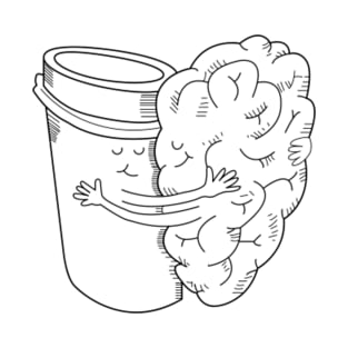 Brain and coffee T-Shirt