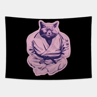 Buddha Cat - Cat sensei Tapestry
