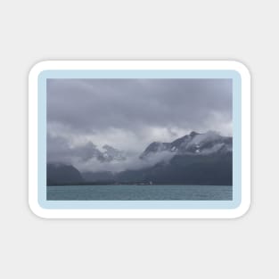 Alaska. Kenai Fjords. Mountains. Magnet