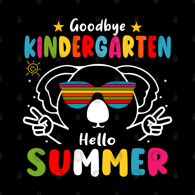 Goodbye kindergarten Graduation 2024 Hello Summer Koala by AngelGurro