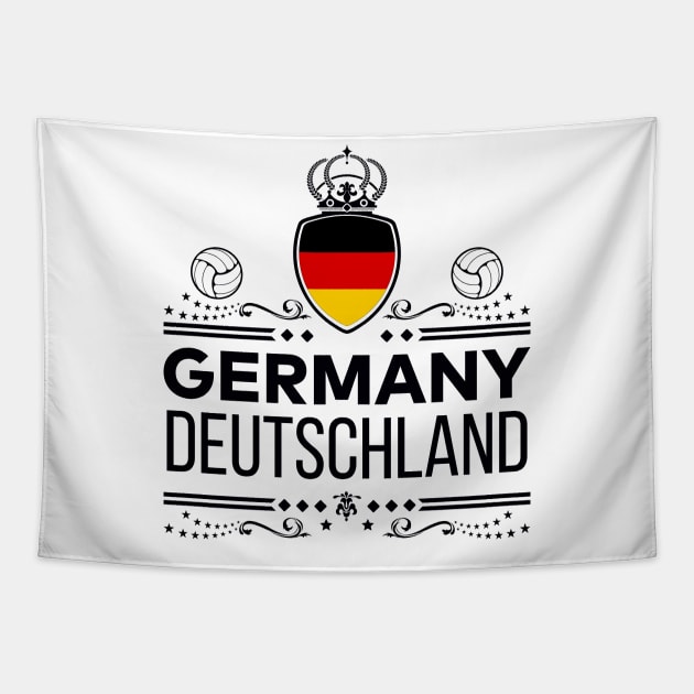 GERMANY FOOTBALL | VINTAGE EDITION Tapestry by VISUALUV