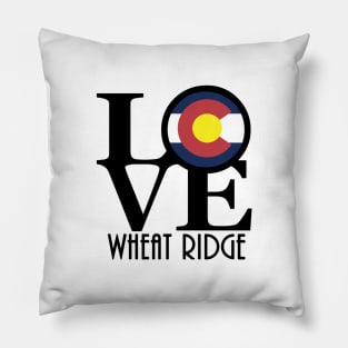 LOVE Wheat Ridge Colorado Pillow