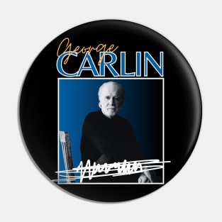 George carlin///original retro Pin