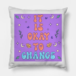 It is okay to change Pillow