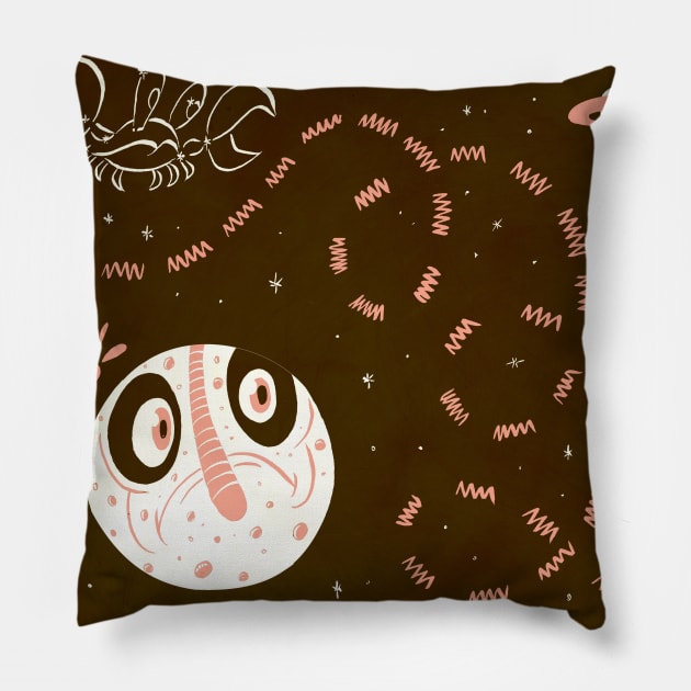 Voyage to the Moon Pillow by washburnillustration