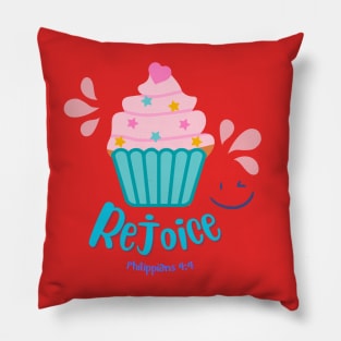 Rejoice - Bible verse gift Pillow