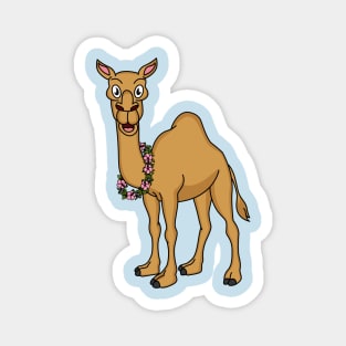 Happy camel cartoon illustration Magnet