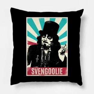 Vintage Retro Svengoolie Pillow