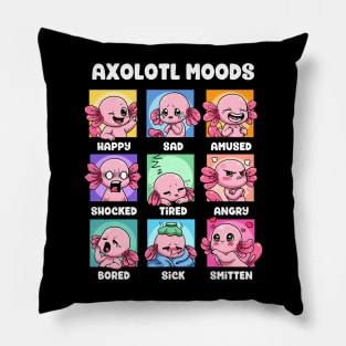 Axolotl Moods Pillow