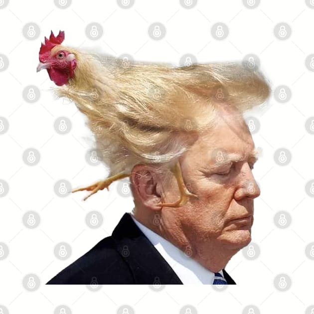 Chicken Hair Trump by akastardust