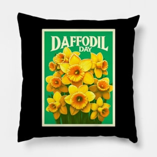 Daffodil Day Pillow