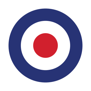 RAF Roundel Circle Target Bullseye MOD Royal Air Force T-Shirt