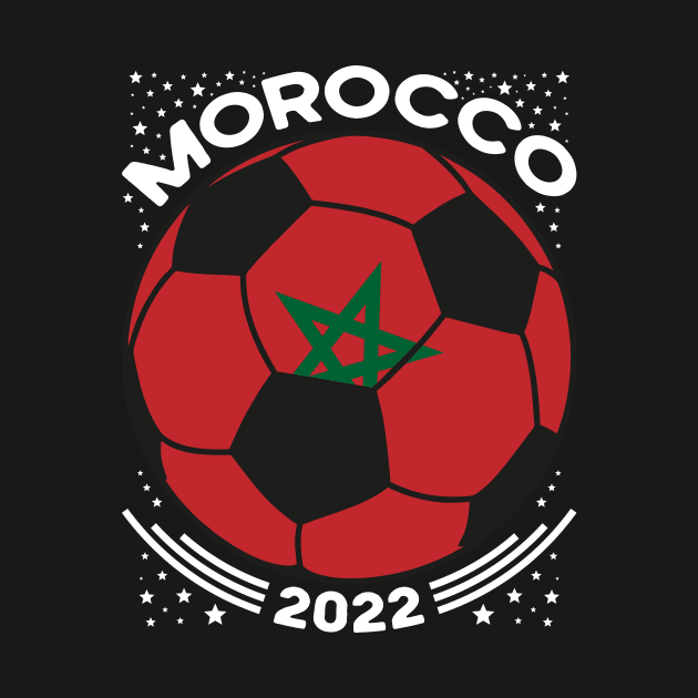 Morocco Flag Soccer Football Team by mcoshop