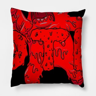 Only The Real Slime Red Hoodie Pillow