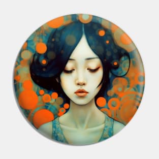 Surreal Girl Pin