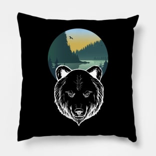 Bear by nature Pillow