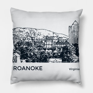 Roanoke Virginia Pillow