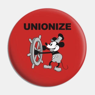 Steamboat Willie - Unionize Pin