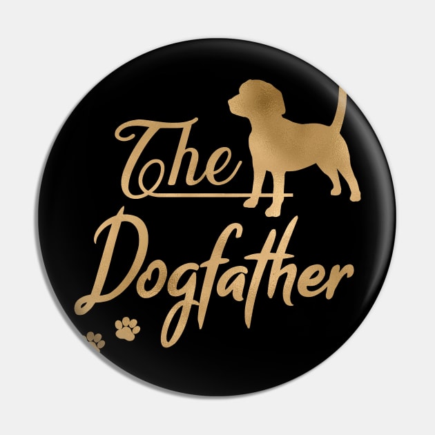 Beagle Dogfather Pin by JollyMarten