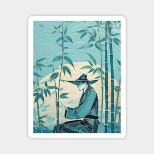 Serene Bamboo Zen Japan Magnet