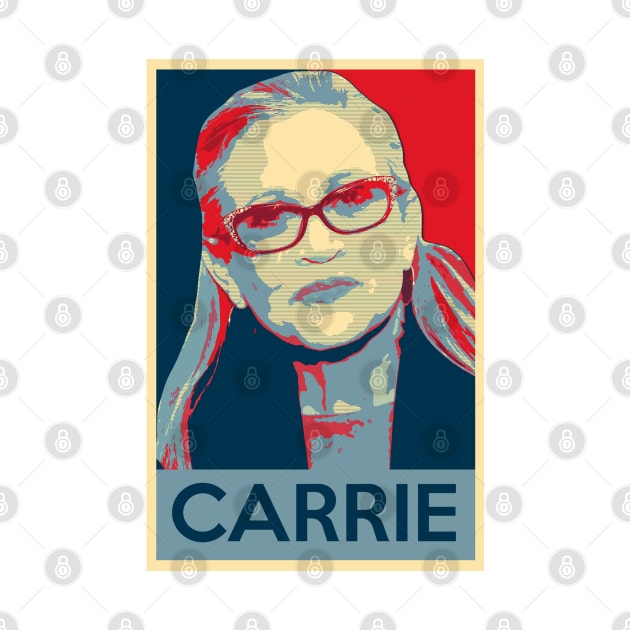 Carrie Fisher Poster by baranskini