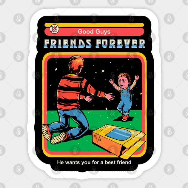 Good Guys Friends Forever - Childs Play - Sticker