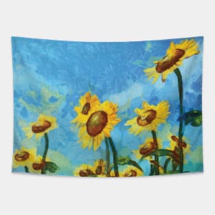 Sunflowers Tapestry