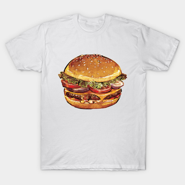 hamburger t shirt