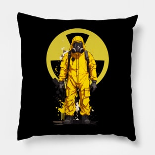 Hazmat Suit Gas Mask Pillow