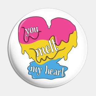 You melt my heart (pansexual) Pin