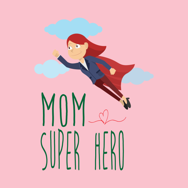 Dad Is A Hero Mom Is A Spirit mom super hero - Mom Birthday Gift - Koszulka Dziecięca | TeePublic PL