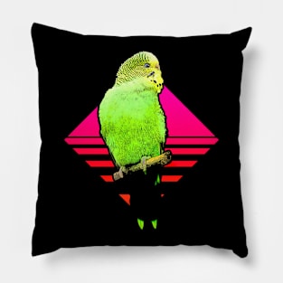 80s Retro Budgie Pillow