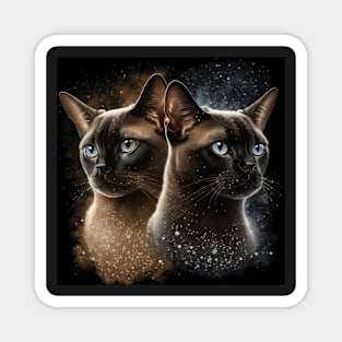 Burmese Cats Angels Magnet