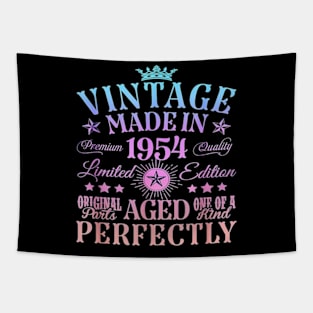 Vintage 70th Birthday Decorations Vintage 1954 70 Birthday Tapestry