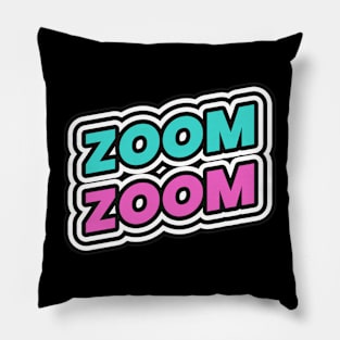 Zoom Zoom Pillow