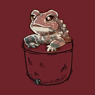 Pocket Cute American Toad T-Shirt