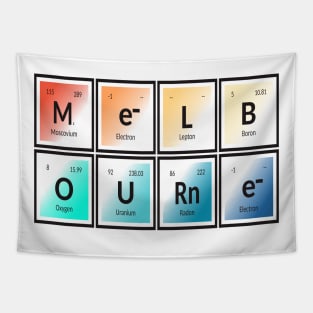 Melbourne City Table of Elements Tapestry