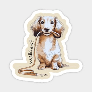 WALKIES - Doxie Magnet