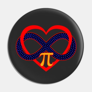 Polyamory Infinity Heart Symbol Pin