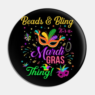 Beads And Bling Its A Mardi Gras Thing Mardi Gras Pin