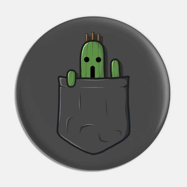 Little Pocket Cactuar Pin by Kaelei